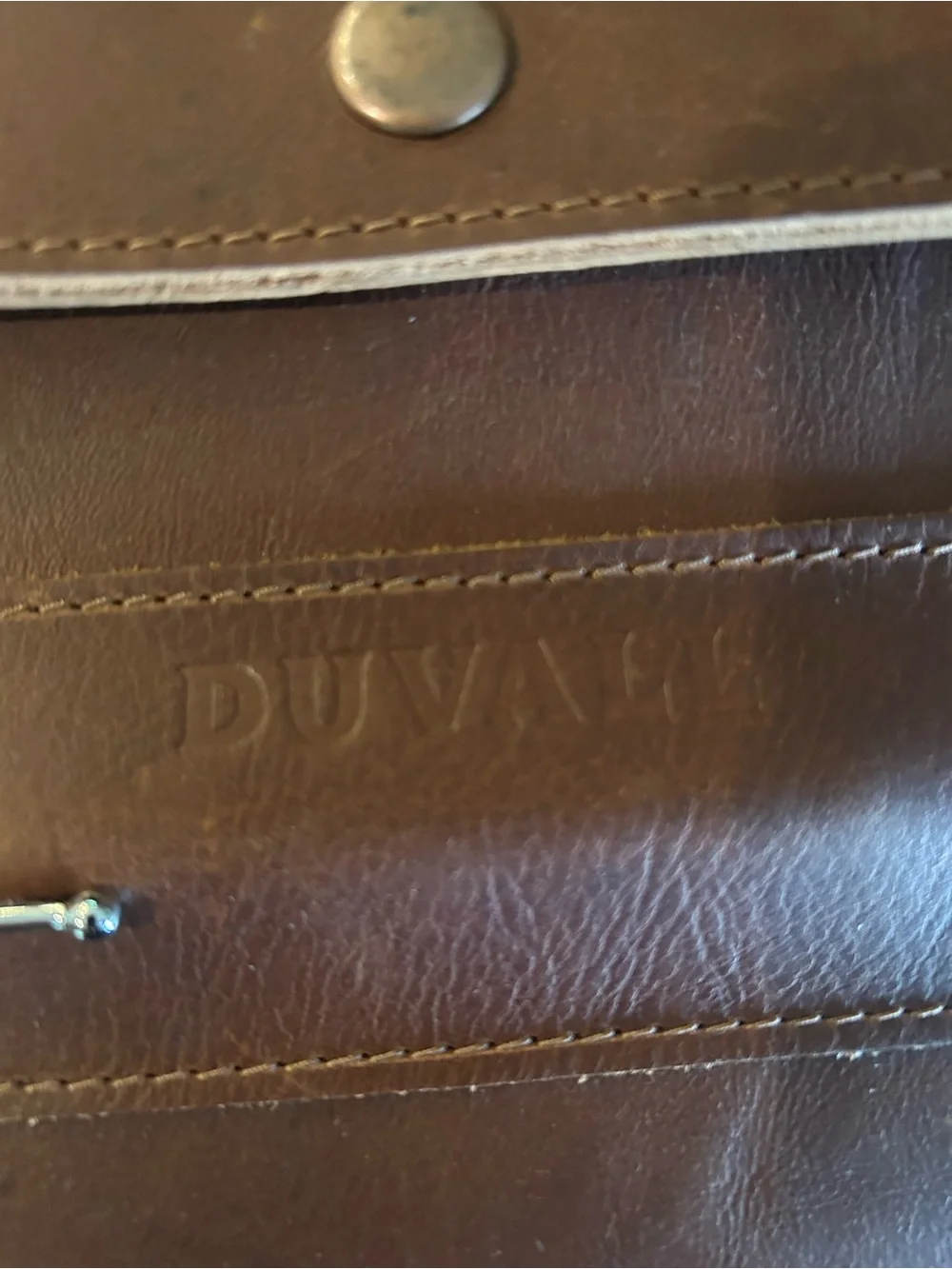 Brown Leather Agenda and Journal - Cowhide leather